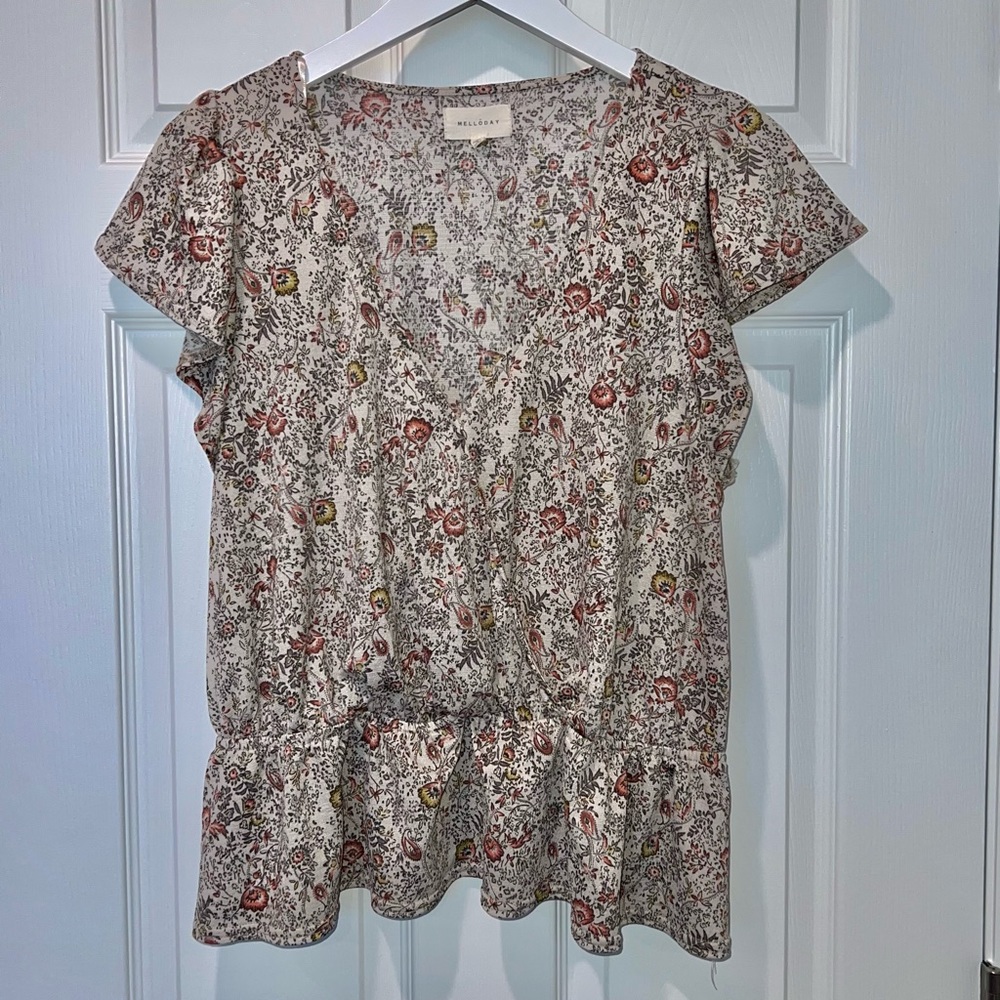 Melloday Wrap Peplum